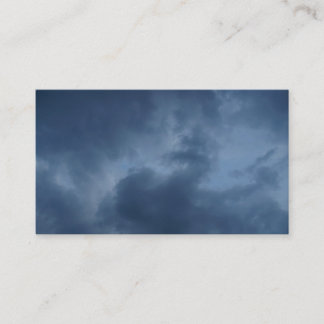 Carte De Visite nuages bleus