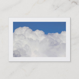 Carte De Visite Nuages cumulés (frontières)