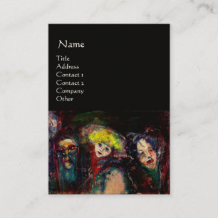 Carte De Visite NUIT DE CARNAVAL À VENISE Mascarade Vénitienne Mas