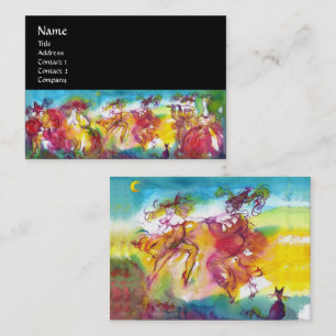 Carte De Visite NUIT de CARNAVAL/mascarade vénitienne, musique de