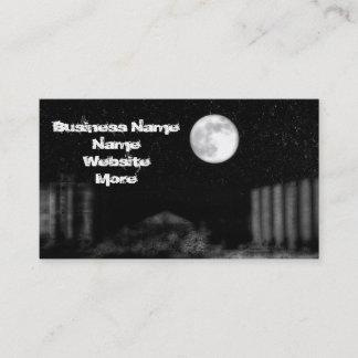 Carte De Visite Nuit Pleine lune
