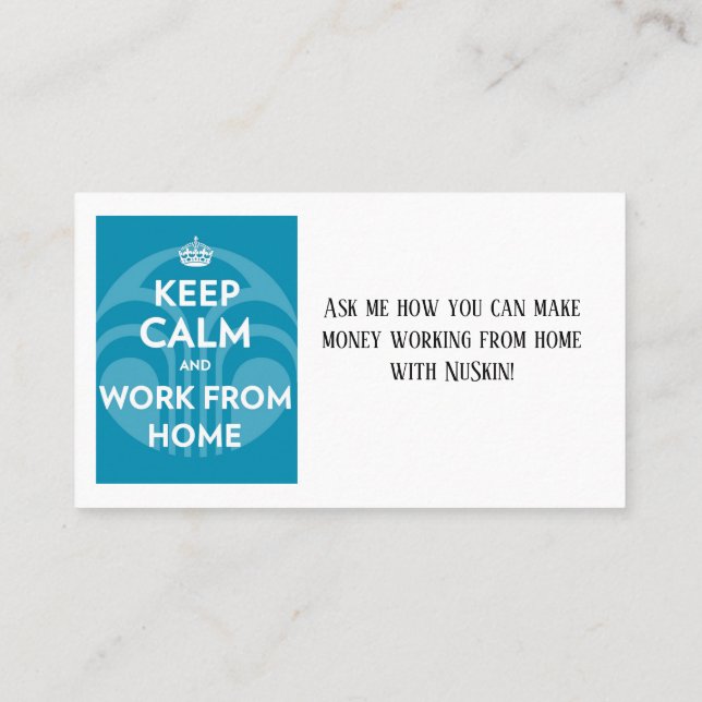 Carte De Visite NuSkin (Dos)