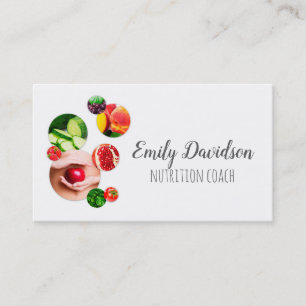 Carte De Visite Nutrition Entraîneur de conditionnement physique R