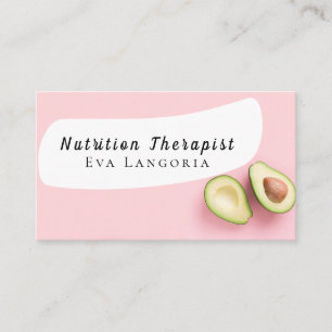 Carte De Visite Nutrition Thérapeute Santé et bien-être