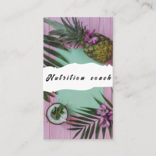 Carte De Visite Nutrition Thérapeute Santé et bien-être
