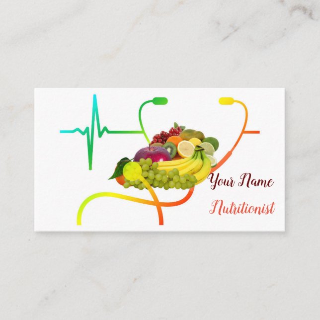 Carte De Visite Nutritionniste (Devant)