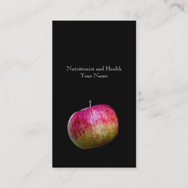 Carte De Visite Nutritionniste et santé (Devant)