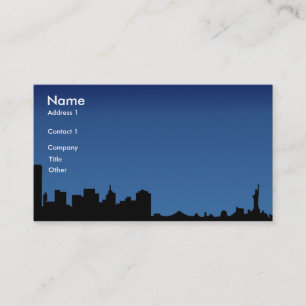 Carte De Visite ny, nom, adresse 1, société, titre, autre,