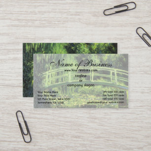 Carte De Visite Nymphéas de Claude Monet