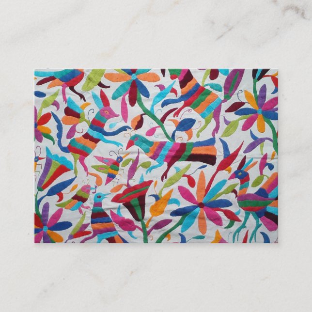 Carte De Visite Oaxaca Mexique Boho ethnique hispanique maya (Devant)