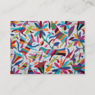 Carte De Visite Oaxaca Mexique Boho ethnique hispanique maya