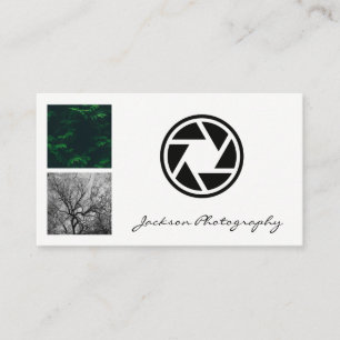 Carte De Visite Objectif d'appareil photo   Photographie naturelle