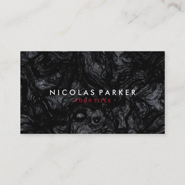 Carte De Visite Obsidien (Devant)