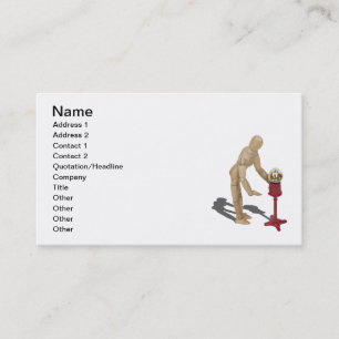 Carte De Visite Obtention de Gumball du distributeur