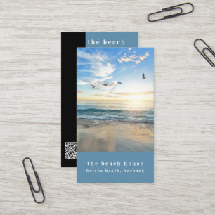 Carte De Visite Ocean Photo Beach Guest House
