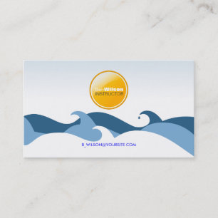 Carte de visite Ocean Waves