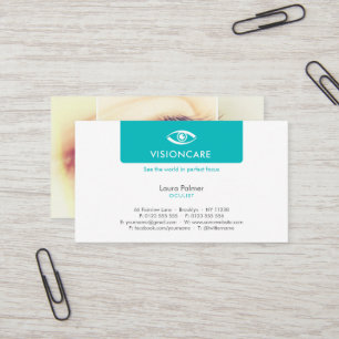 Carte De Visite Oculiste   Optican Professional