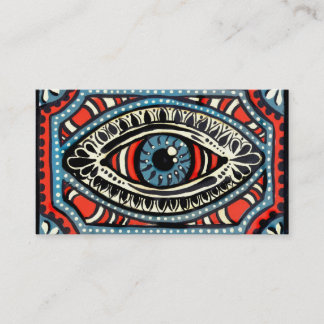 Carte De Visite Oeil bleu de gitans