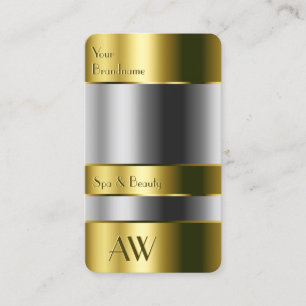 Carte De Visite Oeil Capture or Conteneur en verre Optique Monogra