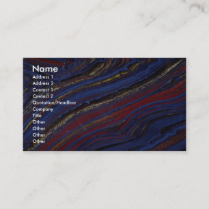 Carte De Visite Oeil, hématite et jaspe de tigre