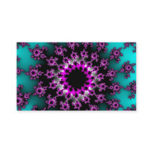 Oeil Turquoise et noir coloré