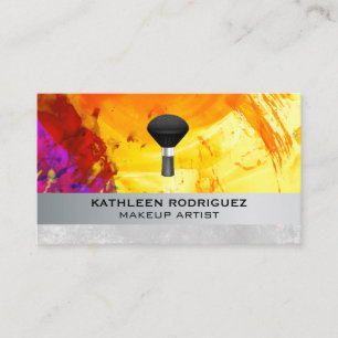 Carte De Visite Oeuvre Abstraite Brosse