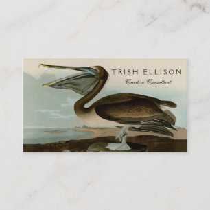 Carte De Visite Œuvre d'art de Pélican Brun de John James Audubon