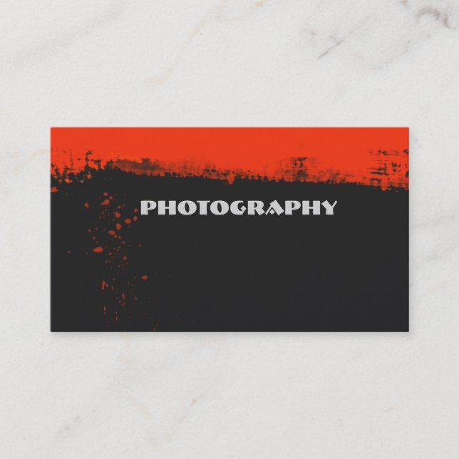 Carte De Visite Oeuvre de brosse moderne Plaques de peinture Abstr (Devant)