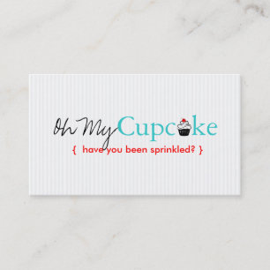 Carte De Visite Oh mon cupcake
