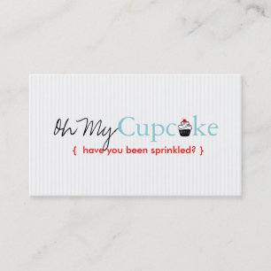 Carte De Visite Oh mon cupcake