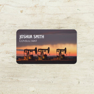 Carte De Visite Oilfield Petroleum Oil Company