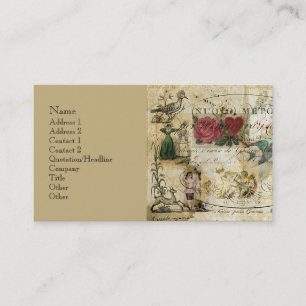 Carte De Visite Oiseau dans la main