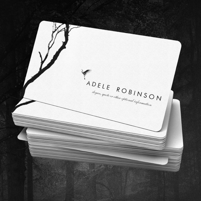 Carte De Visite Oiseau volant à un © holistique de santé (Créateur téléchargé)