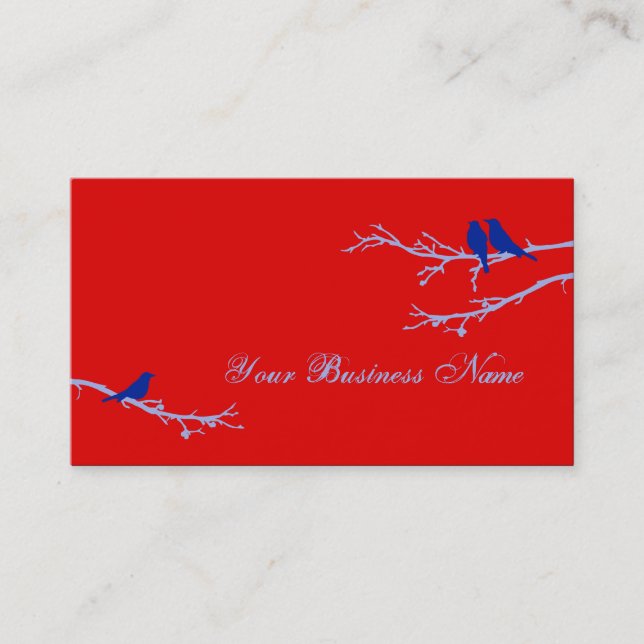 Carte De Visite oiseaux moisis (Devant)