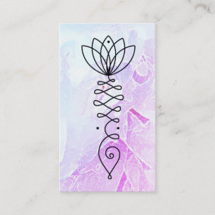 Carte De Visite *~* Ombre Peony - Massage de santé Reiki Yoga Lot