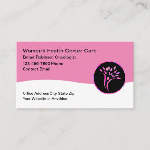 Carte De Visite Oncologie Médicale Cancer Santé des femmes