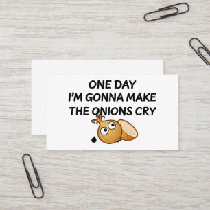 Carte De Visite One day I'm Gonna Make The Onions Cry