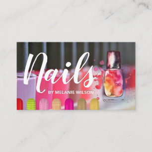 Carte De Visite Ongles   Variety Nail polonais et Press on