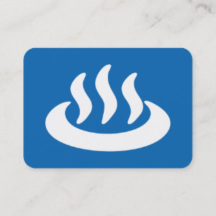 Carte De Visite Onsen ♨ Hot Spring 温 泉 Japonais