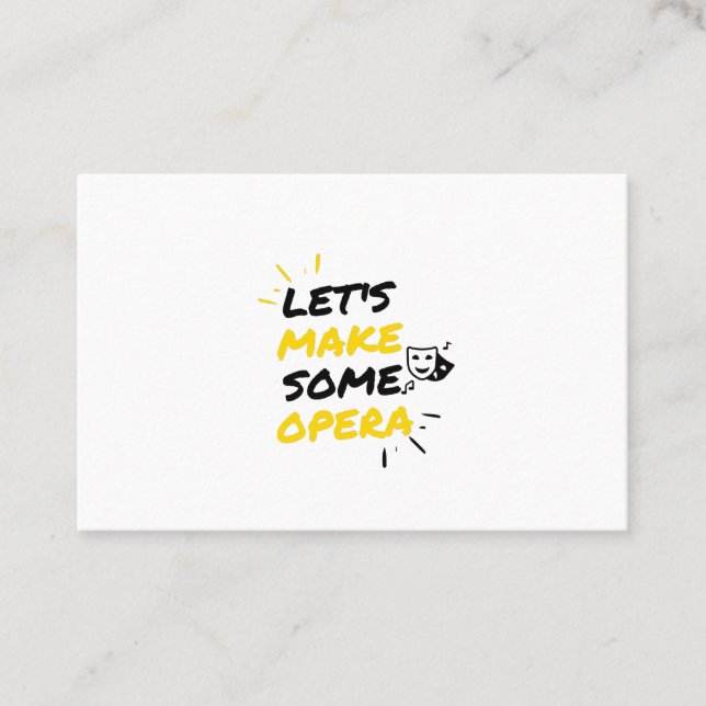 Carte De Visite Opéra de Broadway (Devant)