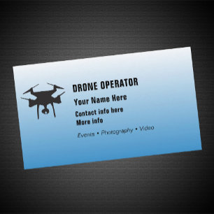 Carte De Visite Opérateur de drone