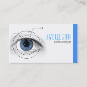Carte De Visite Ophthalmologist Business Card