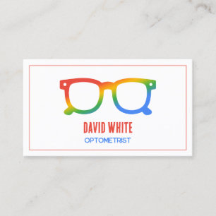 Carte De Visite 👓 Opticien Personnalisé QR