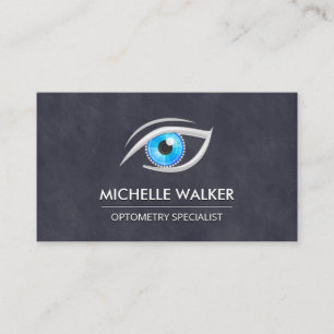 Carte De Visite Optométriste   Logo des lentilles oculaires