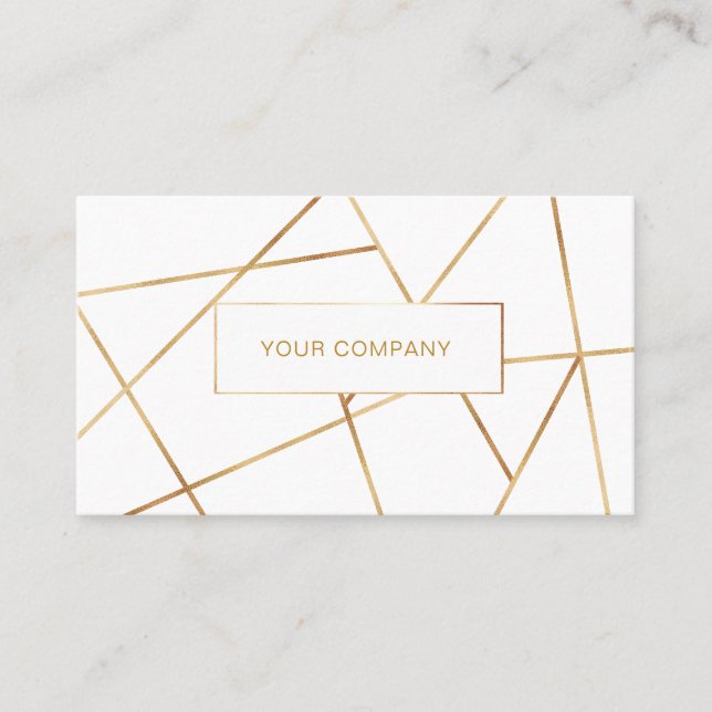 Carte De Visite Or (Devant)