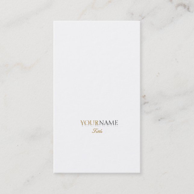 Carte De Visite Or de Groupon (Devant)