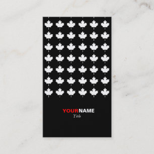 Carte De Visite Or moderne d'érable de Groupon