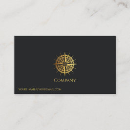 Carte De Visite Or Nautique