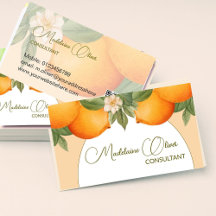 Oranges Citrus Aquarelle moderne QR Code