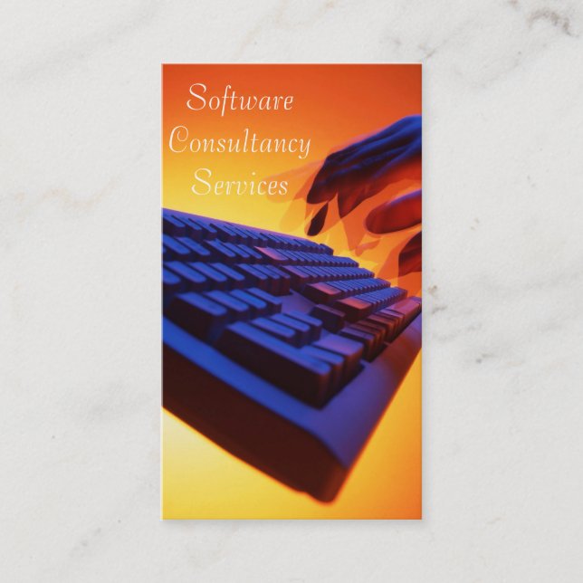 Carte de visite ordinateur (Devant)